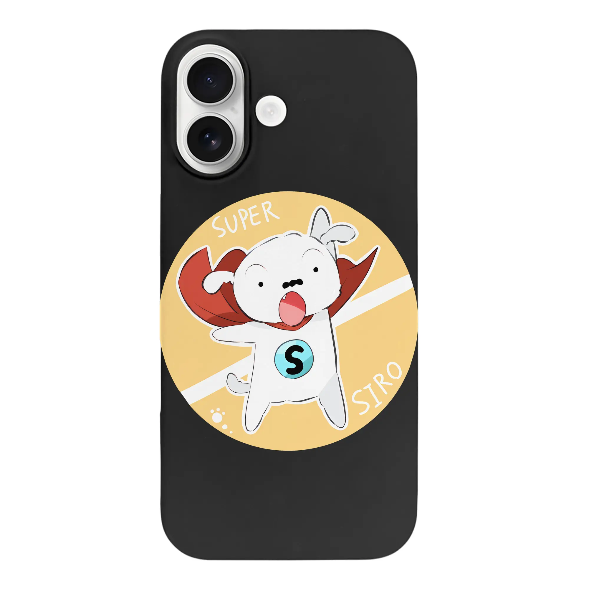 クレヨンしんちゃん グッズ シロ - iPhone 17 シリーズ シリコンケース 薄型 耐衝撃 指紋防止 ソフトタッチカバー 精密フィット 傷防止 保護ケース iPhone 17/17 Air/17 Pro/17 Pro Max 対応